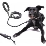Vodítko pro psa reflexní - černé – Zboží Mobilmania
