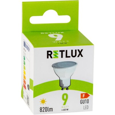 Retlux RLL 417 LED žárovka reflektorová 9W GU10 teplá bílá – Hledejceny.cz