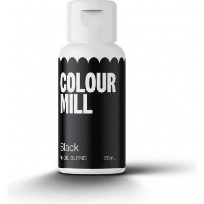 Colour Mill Jedlá potravinářská barva černá Mill Oil Blend Black 20 ml – Hledejceny.cz
