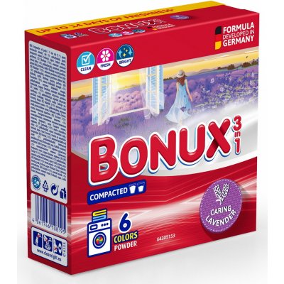 Bonux Color Pure Magnolia 3v1 prací prášek na barevné prádlo 6 PD 390 g – Hledejceny.cz