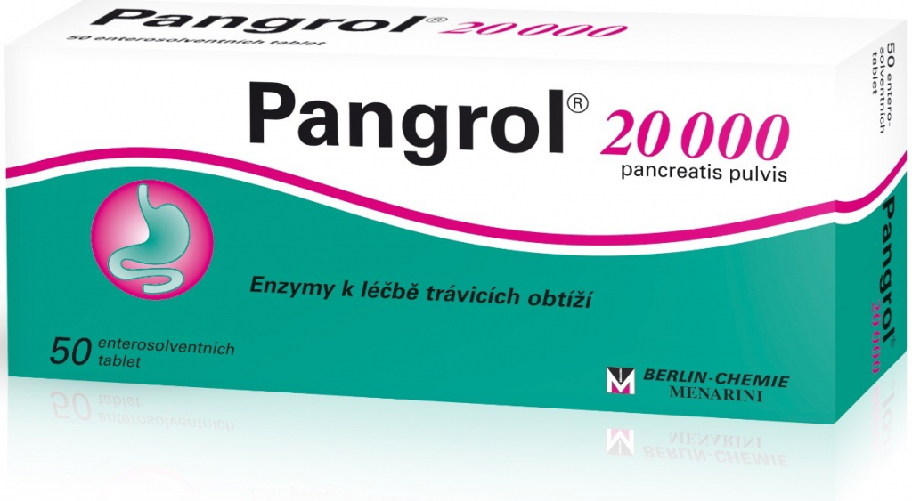 PANGROL POR 20000IU TBL ENT 50 II