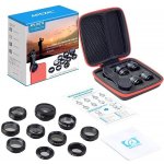 Apexel Sada objektivů pro smartphone, mobily 10v1 – Sleviste.cz