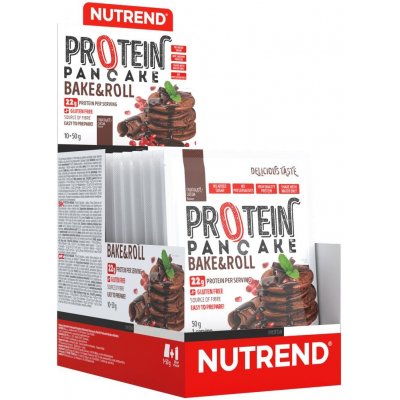 Nutrend Protein Pancake čokoláda kakao 10 x 50 g – Hledejceny.cz