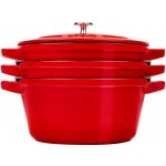 Staub Sada hrnců 40508-387-0 - indukce litina 4 prvky – Zboží Dáma