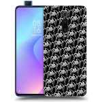 Pouzdro Picasee silikonové Xiaomi Mi 9T Pro - Separ - White On Black 2 černé – Zbozi.Blesk.cz