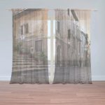 Záclony Starý dům 2: 2 ks - 150x250 cm - Sablio – Hledejceny.cz