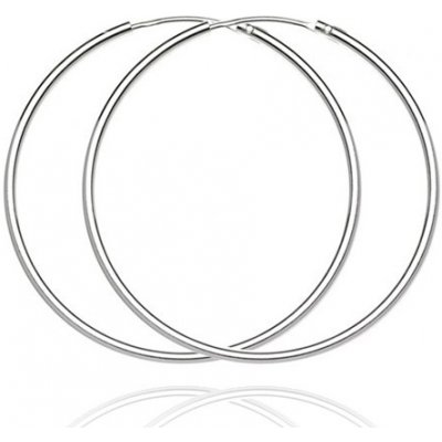 Šperky eshop náušnice tenké hladké kruhy A8.9 – Zboží Mobilmania