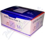 BD MF inz.stř.0.5 ml U-100 s int.jehl .30Gx8 mm 100 ks – Zboží Dáma