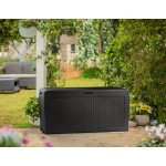 Keter RATTAN 270 L, antracit DS76681173 – Zboží Mobilmania