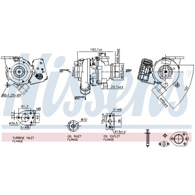 Turbodmychadlo NISSENS 93431 | Zboží Auto