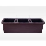 Truhlík samozavlažovací BERBERIS TRiO čokoláda 117 cm – Hledejceny.cz