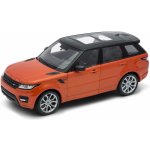 Welly Range Rover Sport Stříbrná 1:34 – Zboží Mobilmania