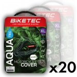 BIKETEC AQUATEC pro motocykl s prostorem na zadní kufr barva černá/šedý S 20ks