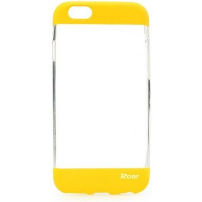 Pouzdro Roar Fit UP Clear Samsung Galaxy S6 EDGE G925 žluté – Zboží Mobilmania