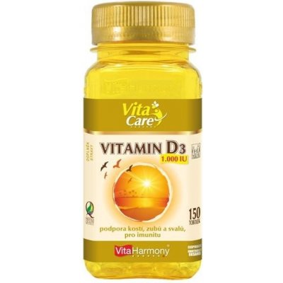 Vitaharmony Vitamin D3 150 kapslí