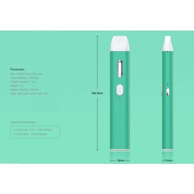 eleaf icare solo elektronicka cigareta 320 mah bila 1 ks – Heureka.cz