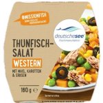 Deutsche See Tuňákový salát Western s kukuřicí, mrkví a hráškem 160 g – Zboží Dáma