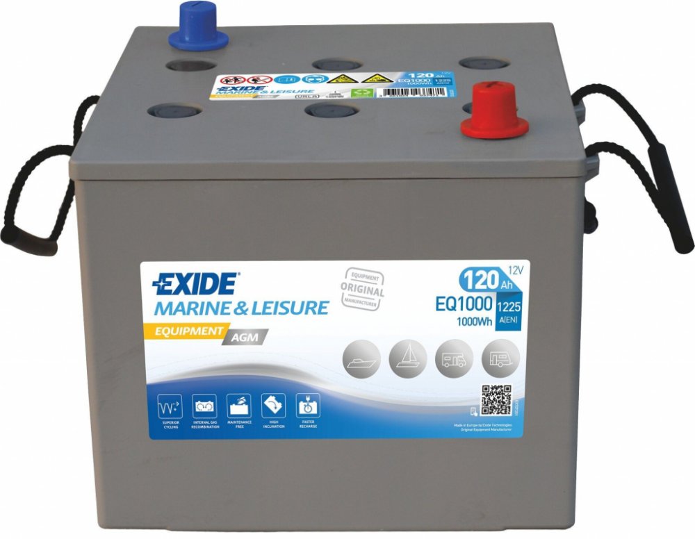 Autobaterie EXIDE Premium 100Ah, 12V, EA1000 - Battery Import
