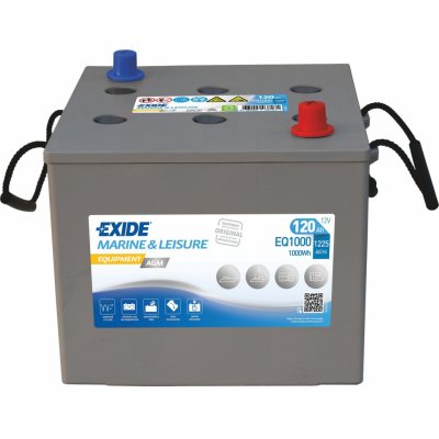 EXIDE EQUIPMENT 120Ah 12V 1000A EQ1000 – Zboží Mobilmania