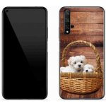 mmCase gelový kryt Huawei Nova 5T - štěňátka – Zboží Živě