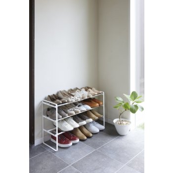 YAMAZAKI Frame Shoe Rack 3 bílá