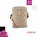 Guess PU 4G Triangle Logo Taška 8" Pink – Zboží Živě