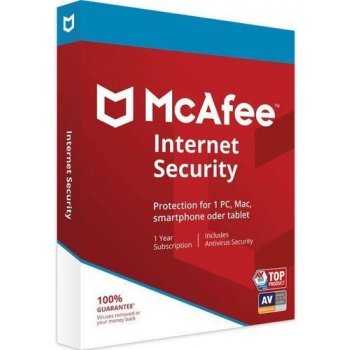 MCAFEE INTERNET SECURITY 10 lic. 1 ROK (MIS003NRXRAAD)