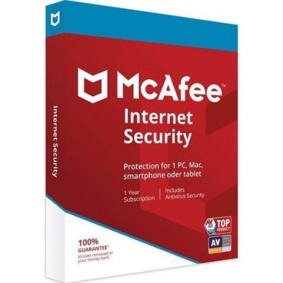MCAFEE INTERNET SECURITY 10 lic. 1 ROK (MIS003NRXRAAD) – Zboží Mobilmania