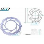 Kotouč brzdový MTZ nerezový - zubatý desing Wave - Husqvarna CR125+CR150+CR250+TC250+TC410+TC449+TC450+TC510+TC511+TC570+TC610 + TE250+TE310+TE410+TE449+TE450+TE510+TE511+TE570+TE610+TE630 + SMS125+WR – Hledejceny.cz