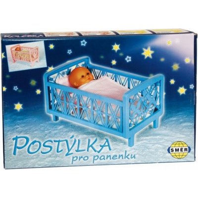 SMĚR Postýlka pro panenky bez soupravy plast 32x47x26cm – Zboží Dáma