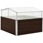 vidaXL 45711 hnědá 100 x 100 x 85 cm pozinkovaná ocel – Zboží Mobilmania