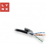 Lynx CS LX-SLD-FTP6-PE-BK FTP Cat6, PE (Fca) 305m černý – Zboží Živě