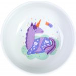 Bella Rose Dětská porcelánová miska Jednorožec fialová zelená 400 ml – Sleviste.cz