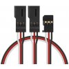 Kabel a konektor pro RC modely Hitec 4701 J "Y"-kabel FUT plochý silný krátký 15cm