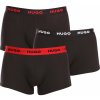 Boxerky, trenky, slipy, tanga Boss Hugo 3 PACK pánské boxerky HUGO 50469766-010