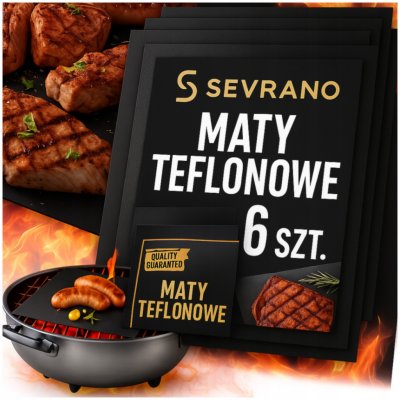 Ruhhy 23471 Teflonová podložka na grilování a pečení 40 x 33 cm, 5 ks – Zboží Dáma