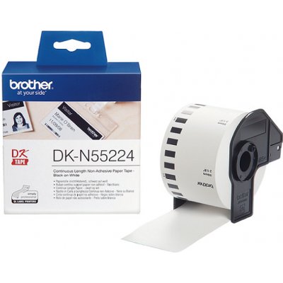 BROTHER DK-N55224 (papírová role - nelepivá), 54mm) DKN55224 – Zboží Živě