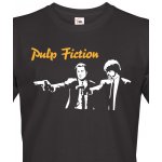 Bezvatriko.cz pánské tričko Pulp Fiction Canvas 1 černé – Hledejceny.cz