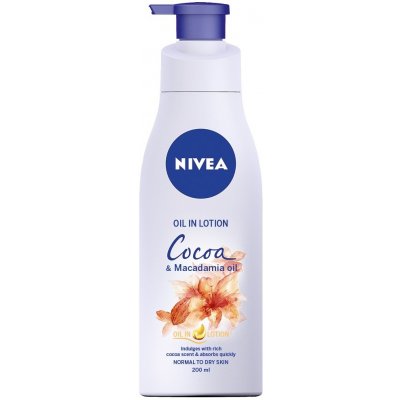 Nivea Cocoa Indulging vyživující tělové mléko pro suchou pokožku 400 ml