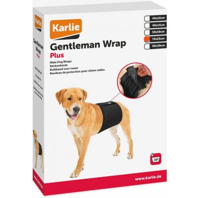 Karlie Inkontinenční kalhoty pro psy černé 74 x 23 cm – Hledejceny.cz