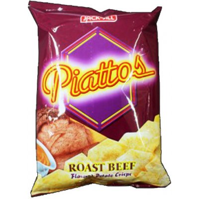 Jack & Jill's Chipsy s příchutí Roastbeefu Piattos 85 g – Zboží Dáma