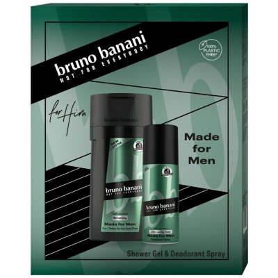 Bruno Banani Made Man deospray 150 ml + sprchový gel 250 ml dárková sada – Hledejceny.cz