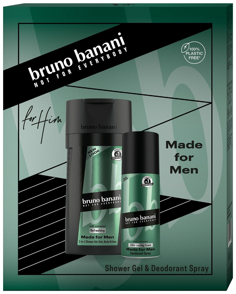 Bruno Banani Made Man deospray 150 ml + sprchový gel 250 ml dárková sada