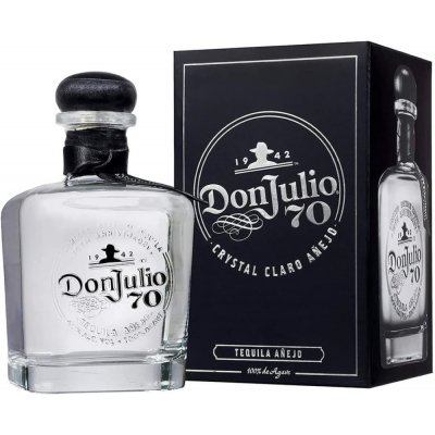 Don Julio 70 Crystal Claro Añejo 35% 0,7 l (karton) – Hledejceny.cz