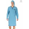 Pánské pyžamo M-Max bonifác noční košile dlouhý rukáv tmavě modrá