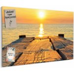 Magnetická tabule Západ slunce a Moře 60 × 40 cm – Zboží Mobilmania
