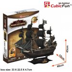 CubicFun 3D puzzle Pirátská loď - Pomsta královny Anny 180 ks – Sleviste.cz