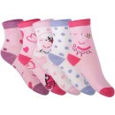 Cerdá Peppa Pig 5PACK dětské ponožky vícebarevné