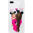 Pouzdro iSaprio Mama Mouse Brunette and Girl Apple iPhone 8 Plus