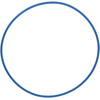 Fitforce HULA HOOP 90 cm modrá – Zboží Dáma
